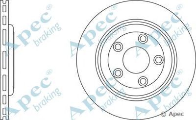 APEC BRAKING dsk832 -  Тормозной диск